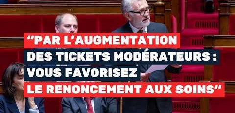 Santé : Yannick Monnet appelle le gouvernement à abandonner la hausse des tickets modérateurs