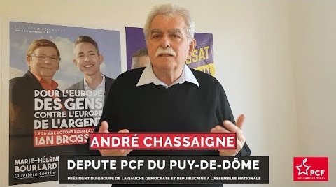 André Chassaigne appelle à voter Ian Brossat