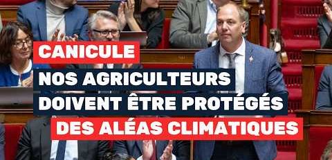 Canicule : nos agriculteurs doivent être protégés par un régime public d'indemnisation des aléas
